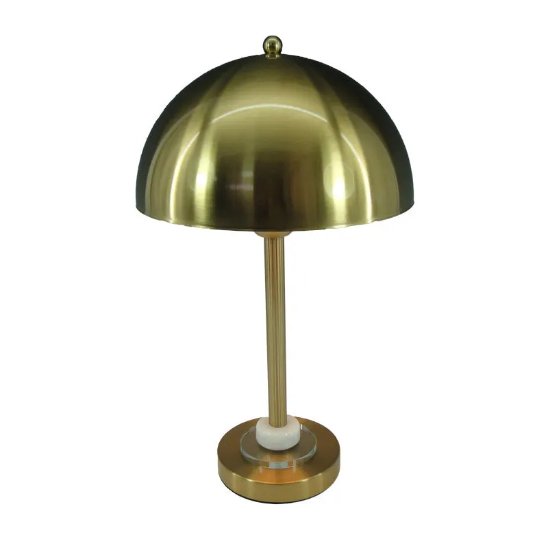 Veioza Lustrous metal, Argintiu - Auriu, 25x25x42 cm - Auriu