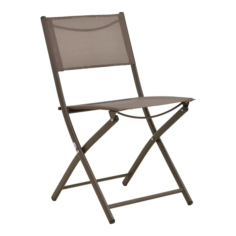 Scaun pliabil Jeve, metal si textilene, 46x51x81 cm - Antracit