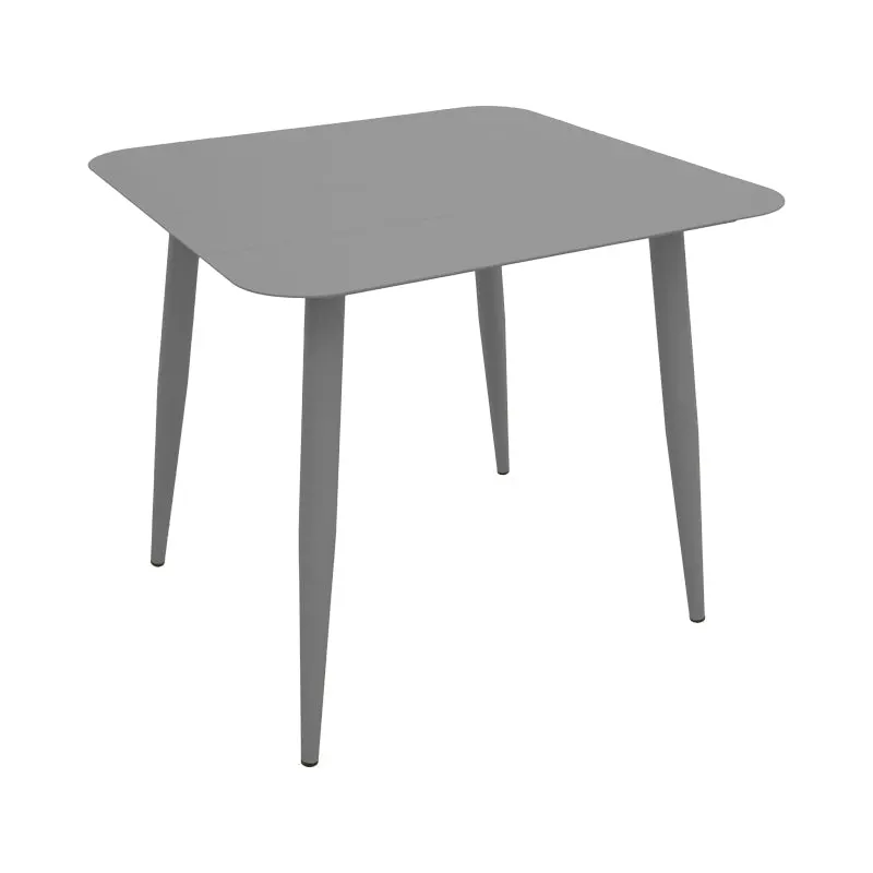 Masă din aluminiu Vista, Diverse culori, 80x80x72 cm - Antracit