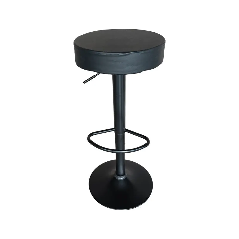 Scaun de bar Dianors reglabil pe inaltime, negru-negru, 38x38x75 cm - Negru