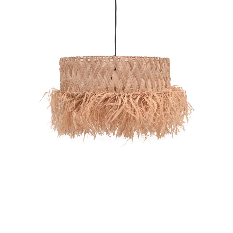 Lustra Annhele din fibre eco, Natural, 50x50x35 cm - Natur