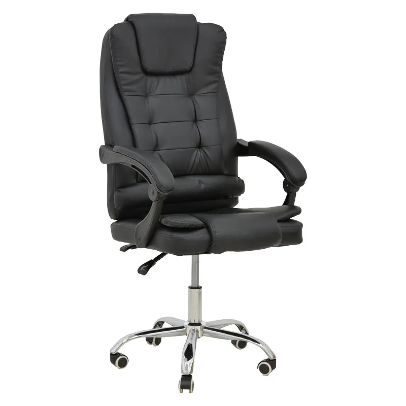 Scaun de birou Manager Toronsi, Bej - Negru, 60x68x128 cm - Negru