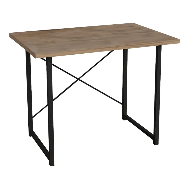 Birou Ustando, Stejar - Antracit, 90x60x72 cm - Stejar
