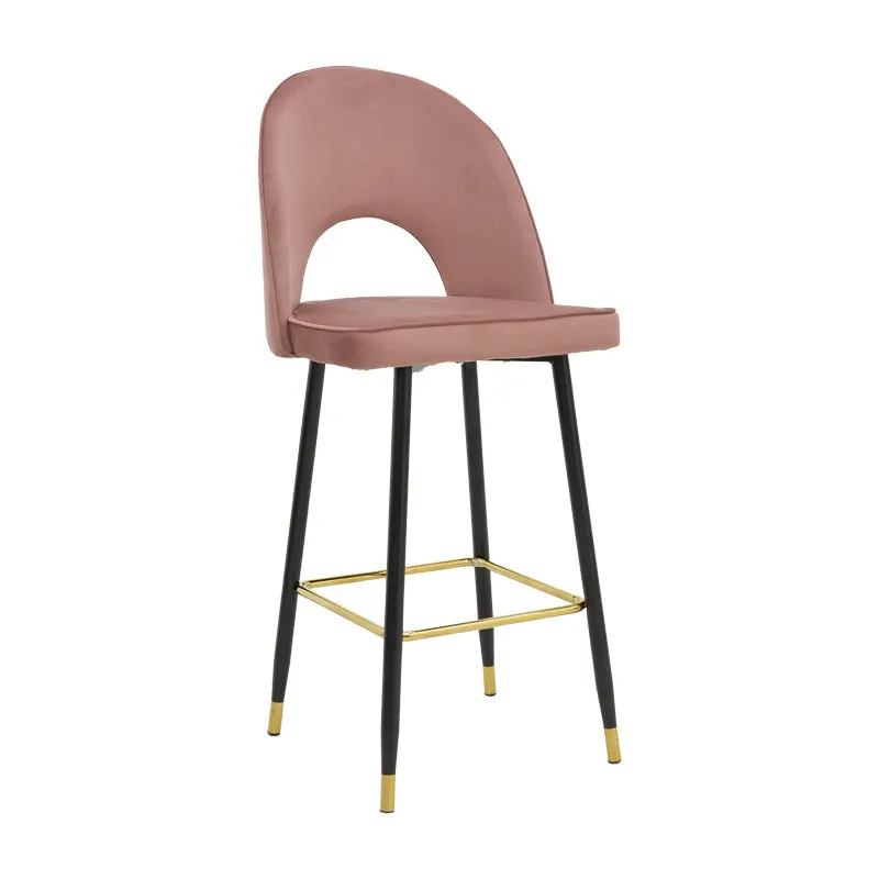 Scaun de bar Medium height bar, 48x50x107 cm - Negru-Auriu
