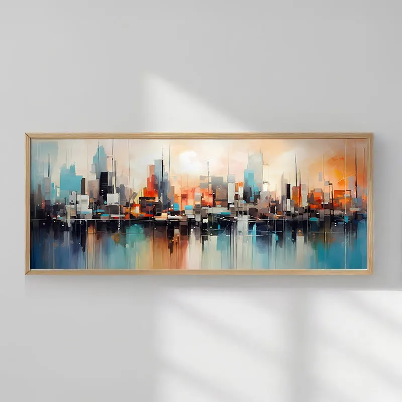 Tablou Xenbo, Multicolor, 120x50 cm - Multicolor