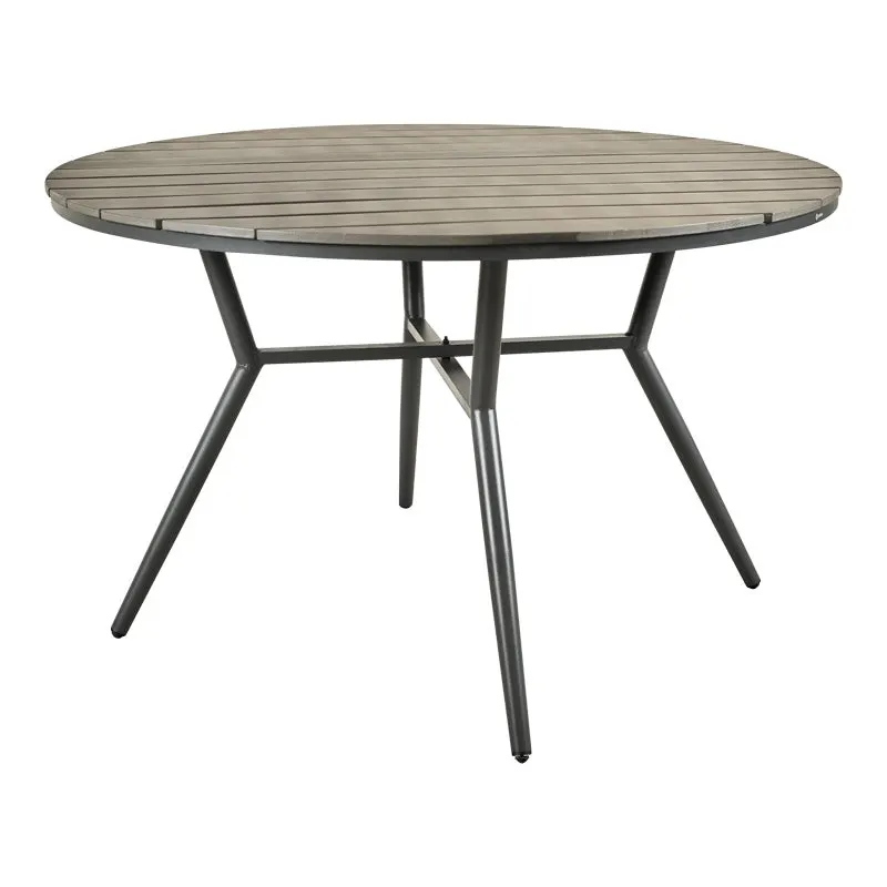 Masa cu functie multifunctionala Appa, Aluminiu și placaj, Antracit, 120x74 cm - Antracit