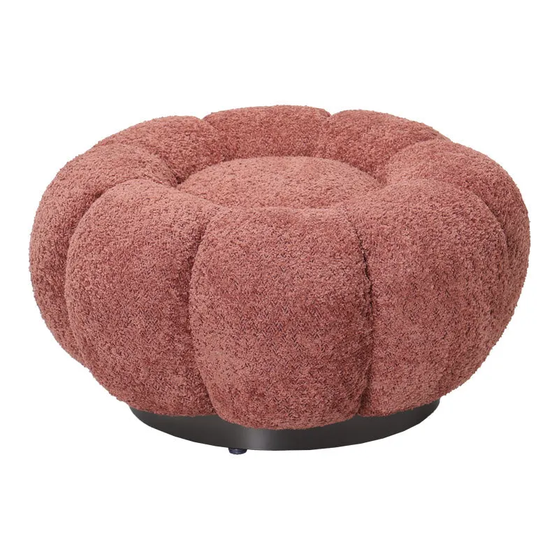 Taburet, Boucle, Mar Rotten, Roz, 60x31 cm - Roz