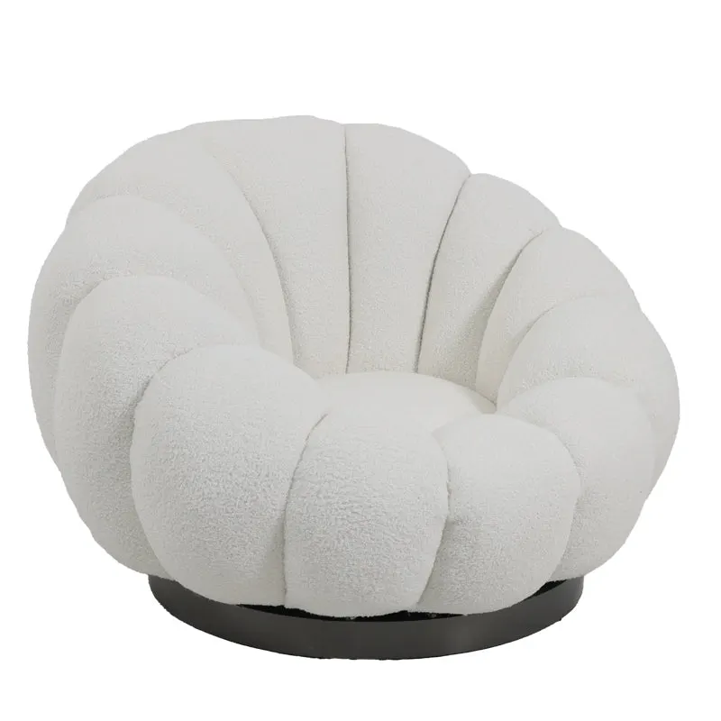 Scaun cu brate pivotant Nester, Diverse culori, 98x97x69 cm - Alb