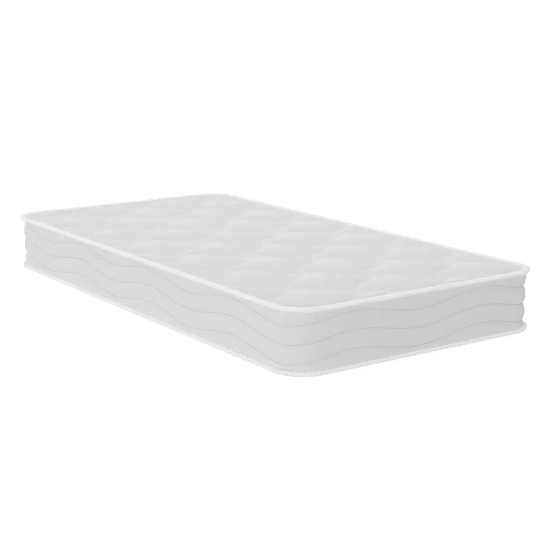 Saltea Cotton Baby Chic Strom cu o singura fata 14cm, Alb, 70x140 cm - Alb