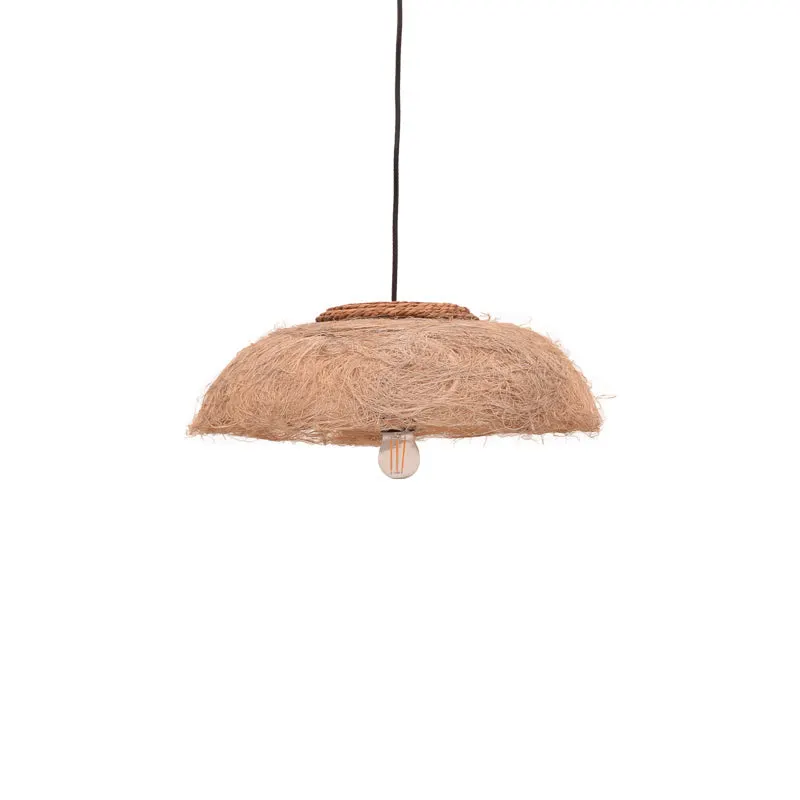 Lustra Pictere abaca lemn, Natural, 50x50x20 cm - Natur