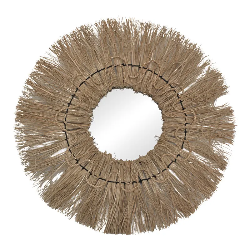 Oglinda Alper Boho, Natural, 60x60 cm - Natur