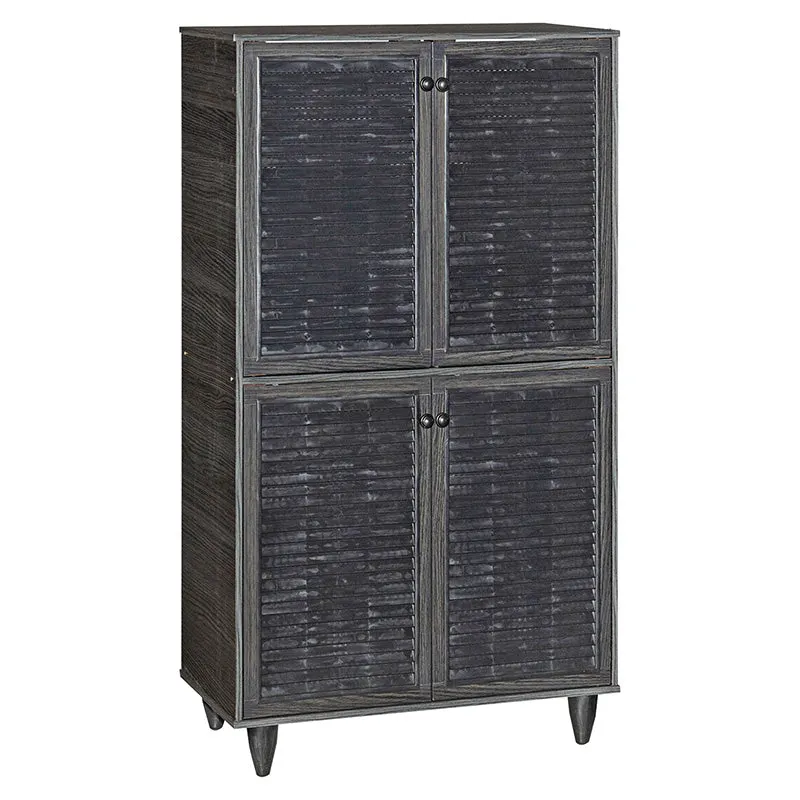Dulap pantofi Ronan, 71x35x122 cm - Wenge