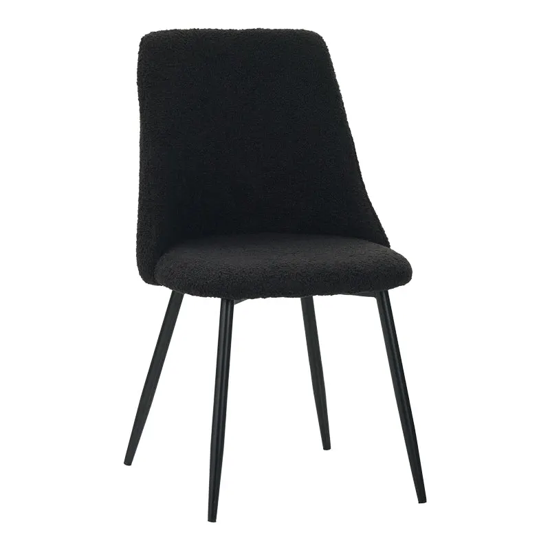 Scaun Giselle, negru, 43x48x82 cm - Negru