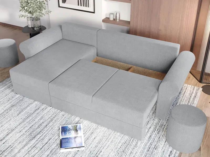 Coltar Extensibil Bonito Gri Deschis — imaginea 2