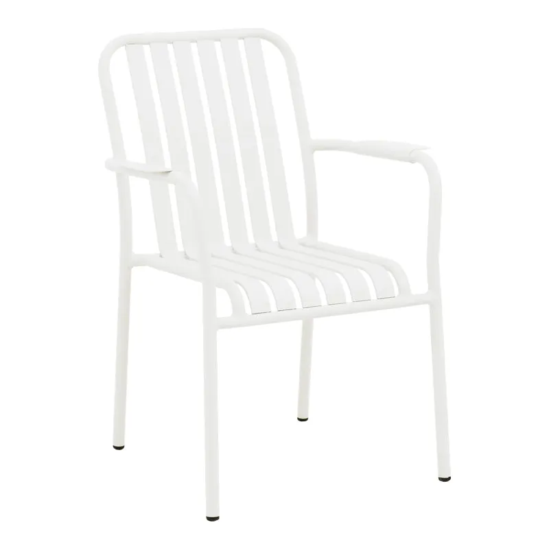 Scaun de exterior Vista stivuibil, aluminiu, Diverse culori, 62x60x84 cm - Alb