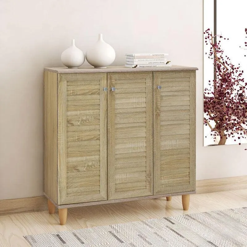 Dulap de pantofi SANTΟ, 16-20 perechi, Diverse culori, 89x34x91 cm - Sonoma