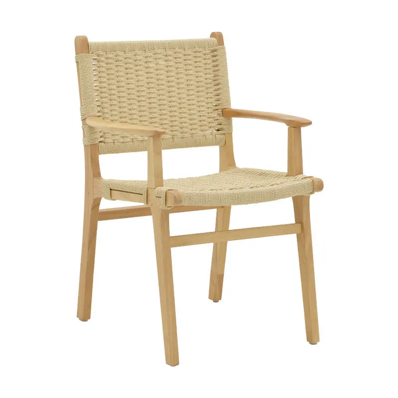 Scaun Olivier, Bej - Natural, 62x60x85 cm - Natural