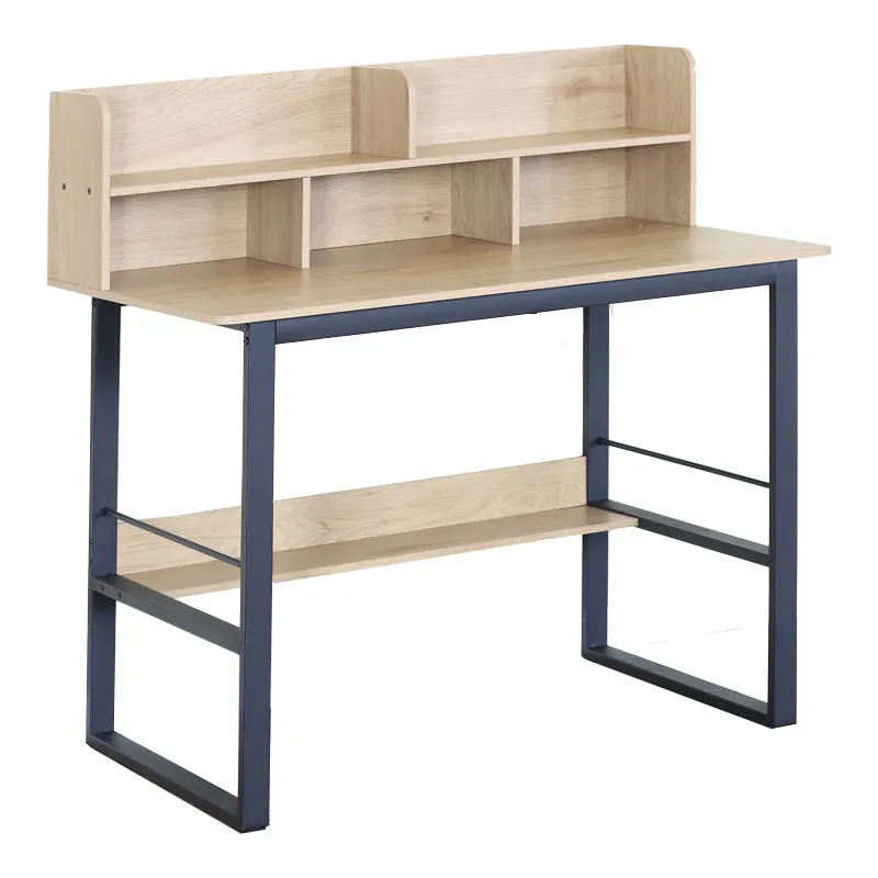 Birou Biuro stejar- negru metal, Wild Oak - Negru, 120x60x103 cm - Wild Oak-Negru