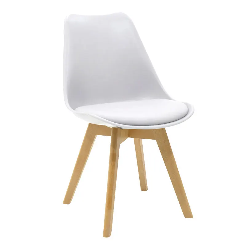 Scaun Gaston, Alb, 54x49x83 cm - Alb