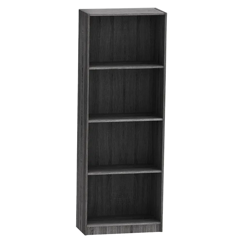 Biblioteca Presley, Gri inchis - Sonoma, 60x30x167 cm - Gri inchis