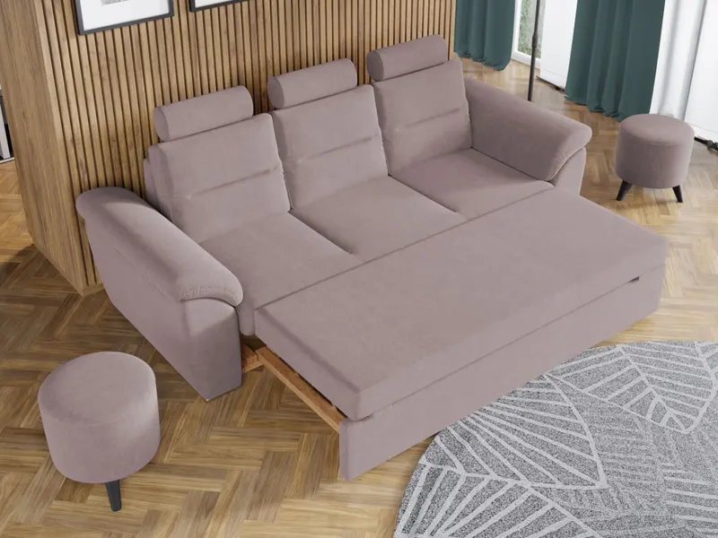 Set Canapea si Fotolii Biano Roze