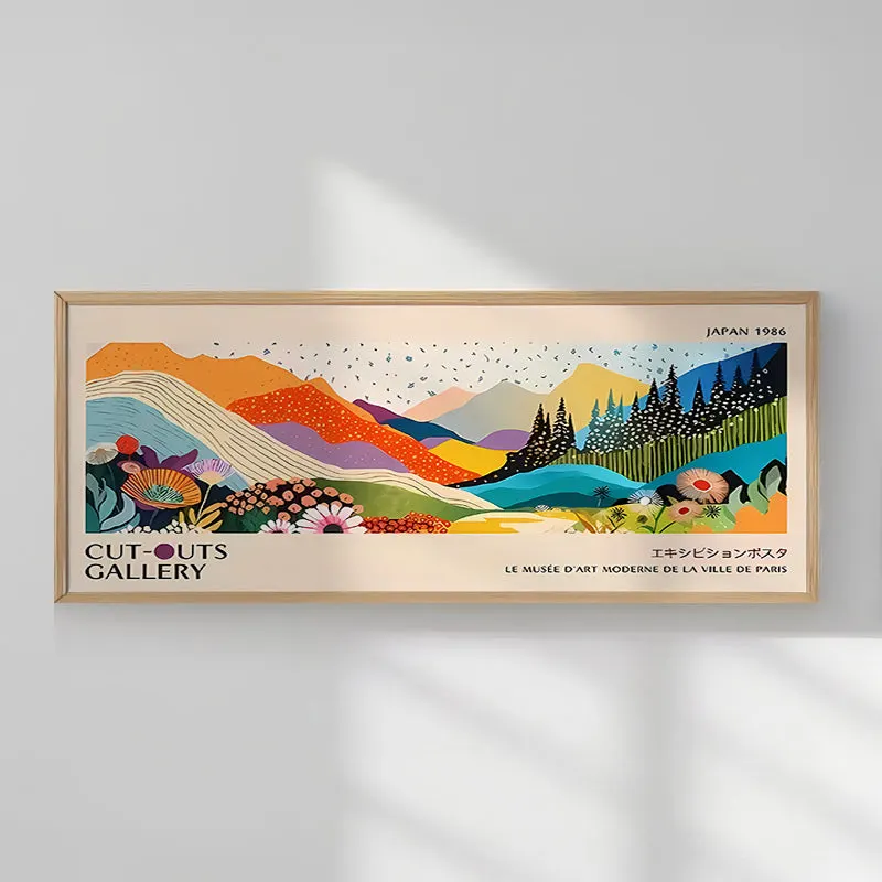 Tablou Neze, Cadru, Multicolor, 120x50 cm - Multicolor