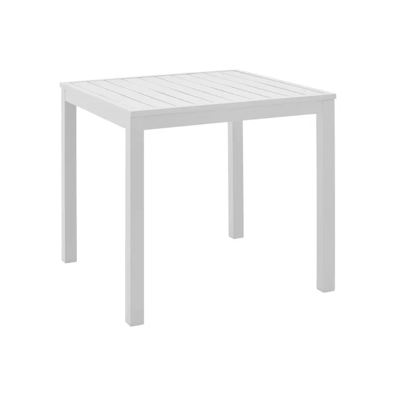 Masa de plaja din aluminiu Kliton, Aluminiu, Diverse culori, 45x45x41 cm - Alb