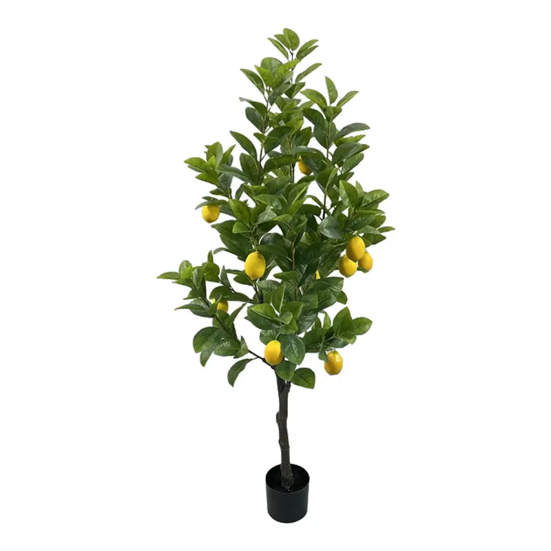 Planta decorativa Lamâi cu ghiveci, Verde, H150cm - Negru