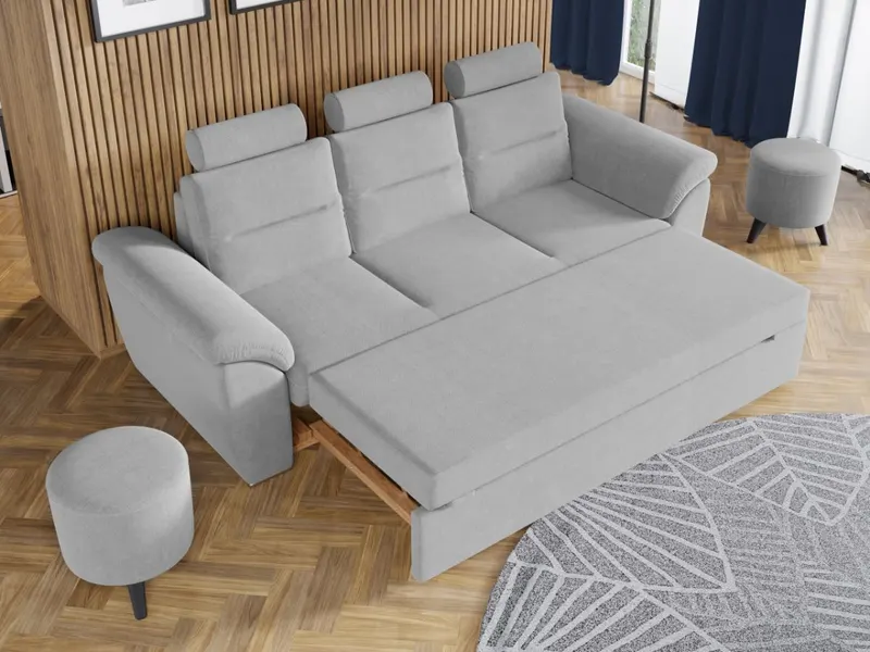 Set Canapea si Fotolii Biano Gri Deschis — imaginea 3