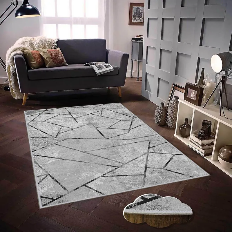 Covor de living / dormitor EEXFAB825, Multicolor - Multicolor