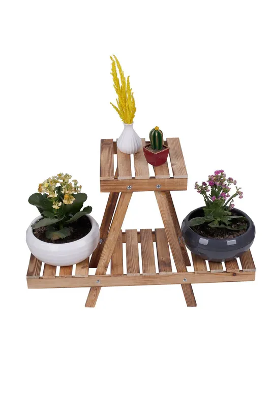 Jardiniere, Natural, 70x24x50 cm - Lemn Natural