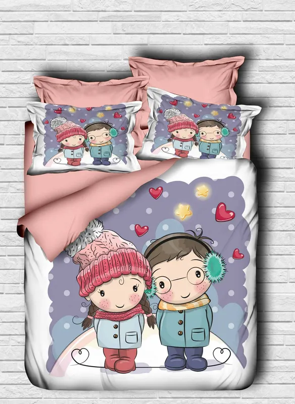 Set cuverturi duble - Multicolor