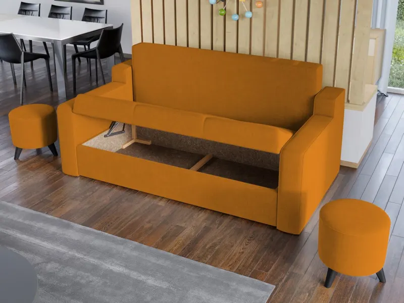 Canapea Mexic Portocalie — imaginea 3
