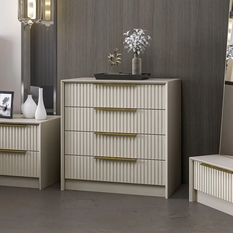 Comoda Kale Luxe - 7939, 72x45x77 cm - Crem