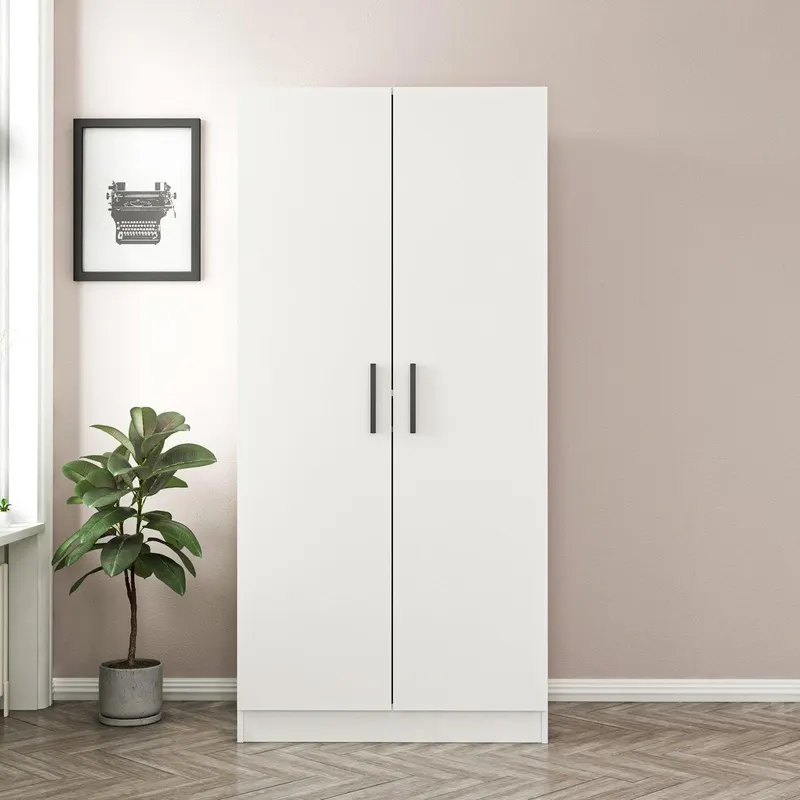 Dulap Haine Kale Chain - 190, Alb, 90x190x52 cm - Alb