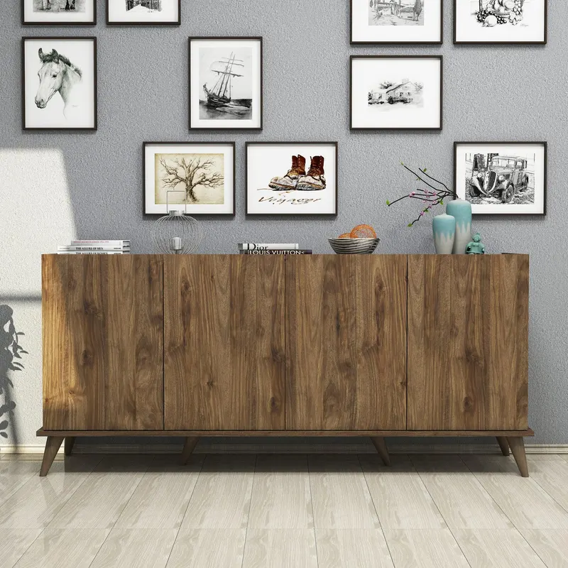 Consolă Elegante Console, Nuc, 180x81x45 cm - Nuc