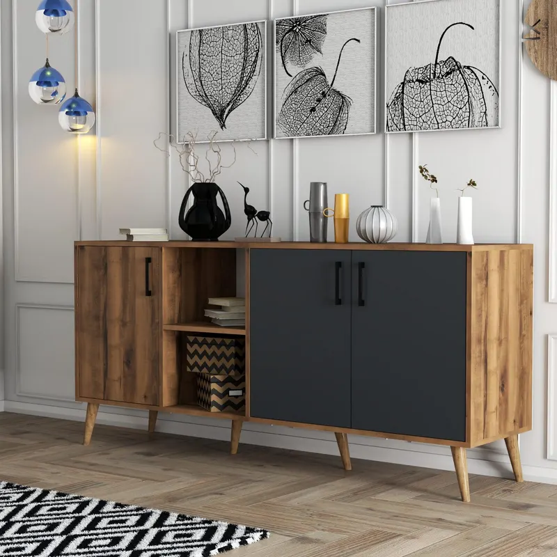 Consolă Exxen Console, Stejar, 180x80x45 cm - arsiv8