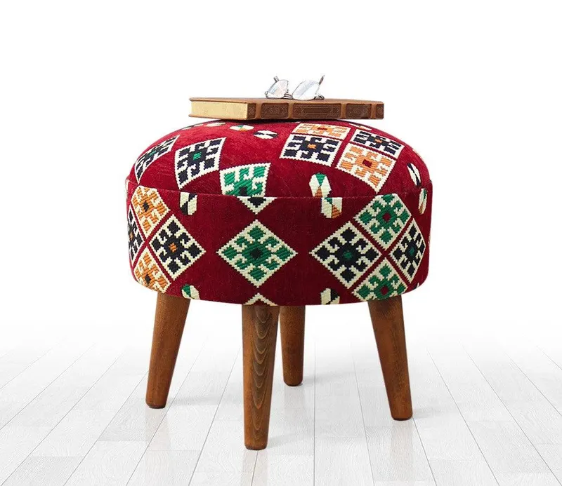 Puf, Multicolor, 46x42x46 cm - Multicolor