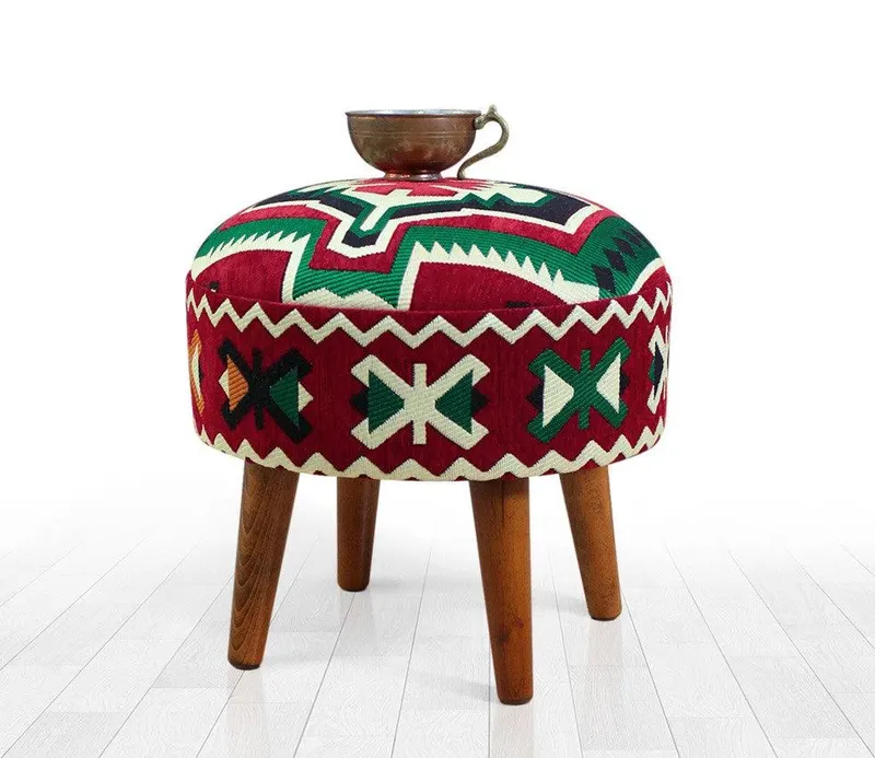 Puf, Multicolor, 46x42x46 cm - Multicolor