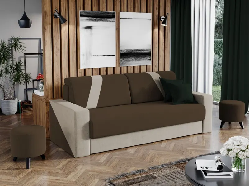 Canapea Bravisimo Maro / Crem — imaginea 2