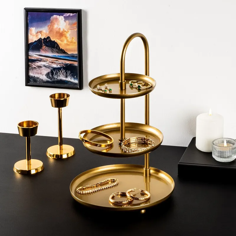 Accesoriu metalic decorativ Decorative Metal Accessory Lux 3, Aur, 20x32 cm - Auriu