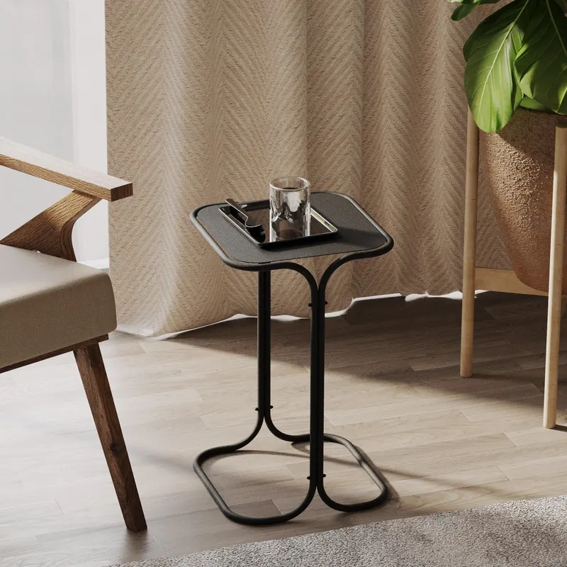 Masuta de cafea Coffee Table Elegance 1, Negru, 30x52x30 cm - Negru