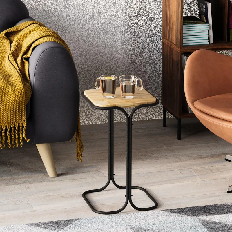 Masuta de cafea Coffee Table Antonio 1, Negru, 30x52x30 cm - Negru