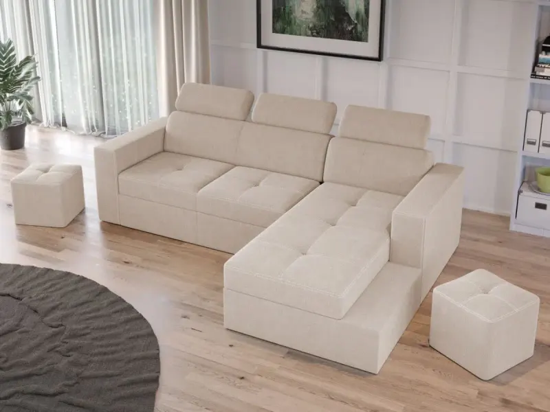 Coltar Extensibil Paloma Crem — imaginea 2