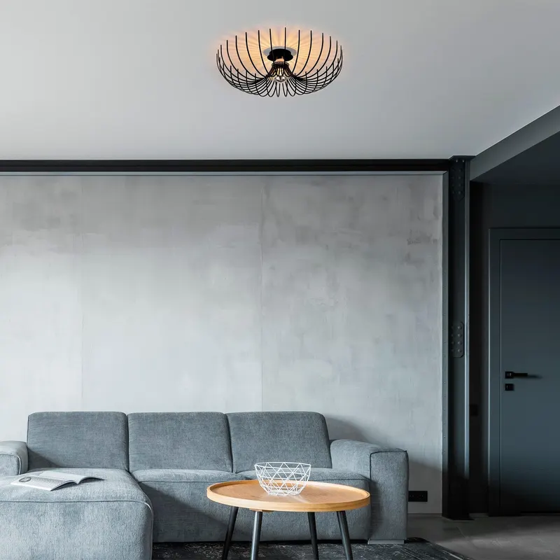 Lustra Aspendos Chandelier, Negru - Negru