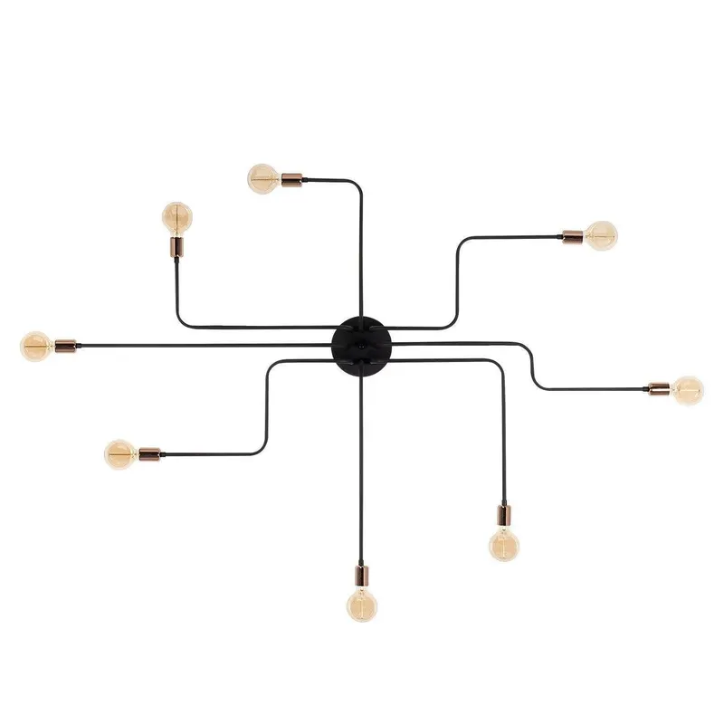 Lustra Lampi, Negru - Negru