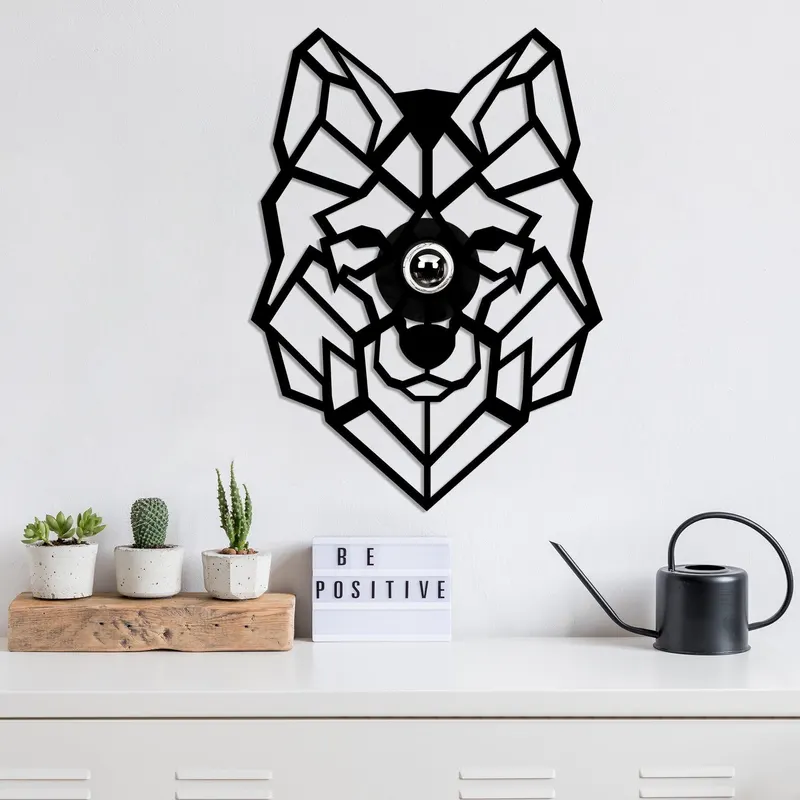 Aplica De Perete Wolf, Negru - Negru
