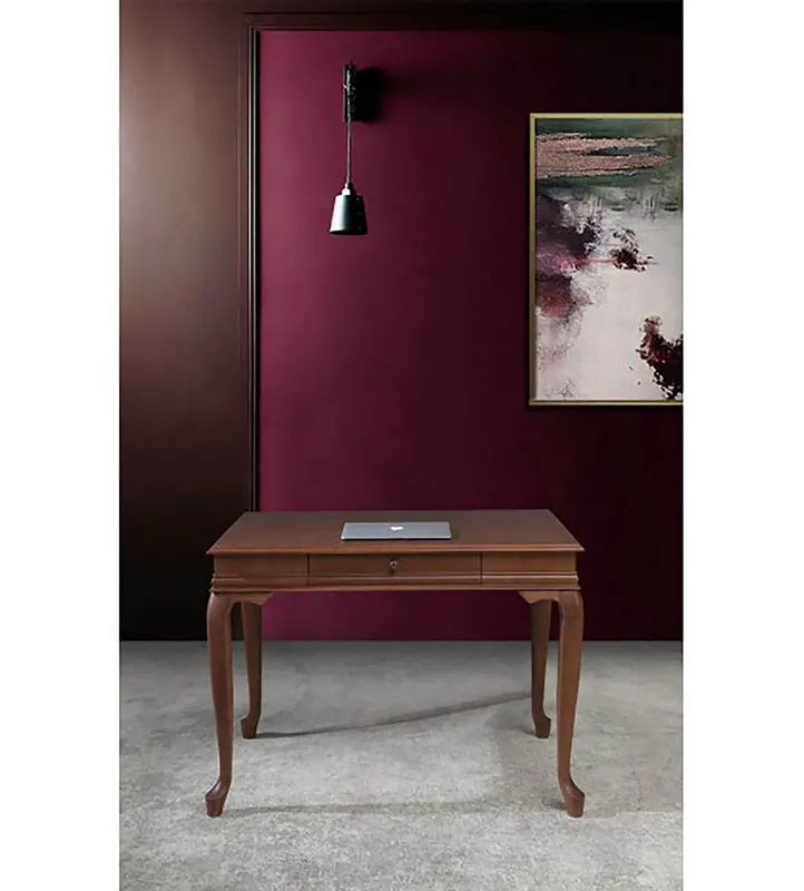 Birou Albero36 Lux cu sertar, Nuc, 70 x 110 x 75 cm - Nuc