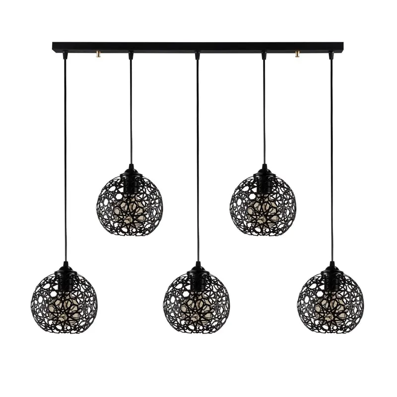 Lustra Luminar 89, Negru - Negru