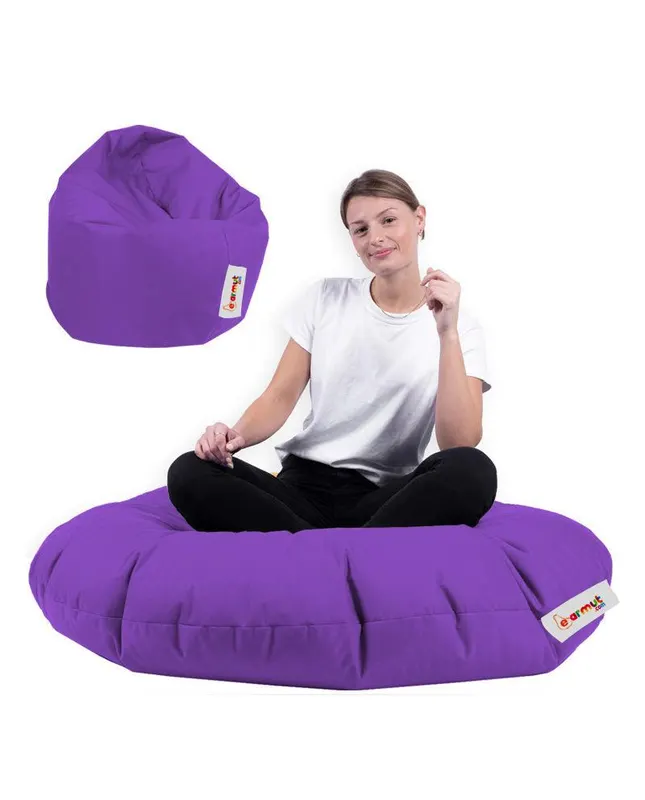 Fotoliu puf, Bean Bag, Ferndale, 100 cm, impermeabil, 100 x 100 x 20 cm - arsiv9